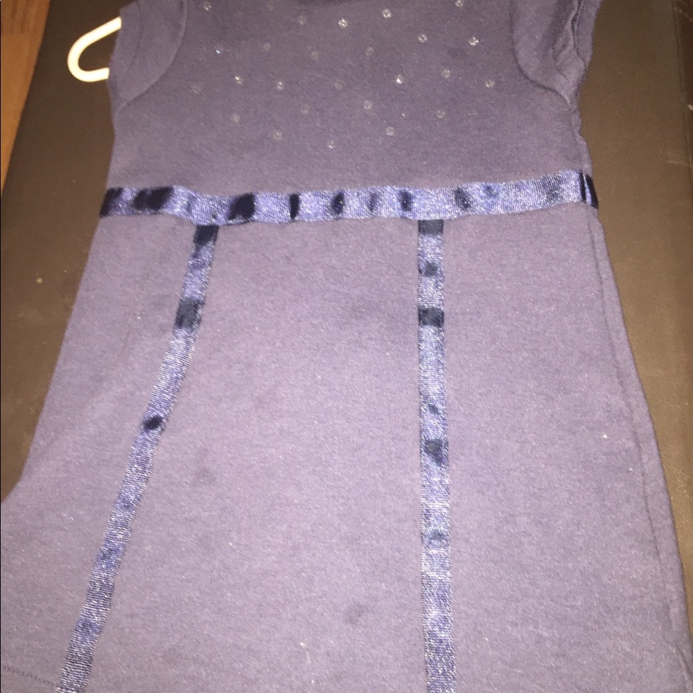 Nautica Navy Blue sequin toddler dress